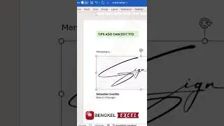 just 1 second | how to add and edit signatures in word 
