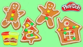 How to Make Cute Play Doh Gingerbread Cookies!