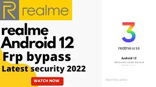 All Realme Android 12 Frp Bypass Without Pc || New Trick 2022 || Bypass Google Account 100% Working