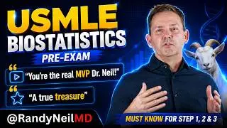 USMLE STEP 1 BIOSTATS: Exam REVIEW Q's