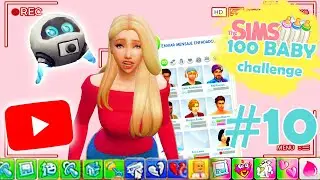 LA FAMILIA VLOGGER en Youtube Los sims 4 100 Bebés Cap.10