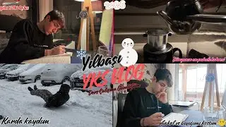 I studied until 2026 ❄️ New Year's YKS Vlog ☃️ My Study Diary ~ pilot2026yks🛫