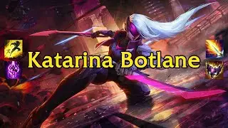 SoloQ GrandMaster Katarina botlane gameplay by Kekseres