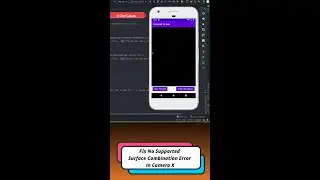 Camera X Fix No Supported Surface Combination