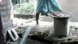 How to plaster inside of sunset with Indian style