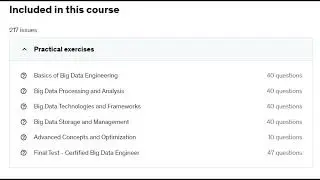 Certified Big Data Engineer - Interview Practice Tests 2023
