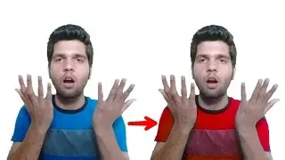 How to change Dress (clothes) COLOUR in 🎨 picsart