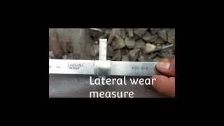 Lateral wear of Rail.