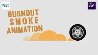 BURNOUT SMOKE ANIMATION | Simple After Effects Tutorial | SMOKE ANIMATION
