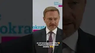 FDP Christian Linder zur aktuellen Politischen Lage