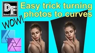 Wow! Convert Photos to Curves Affinity Photo tutorial