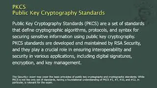 PKCS - Public Key Cryptography Standards