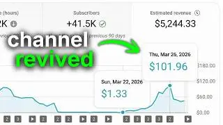 How I Recovered a DEAD YouTube Channel Making $0 Back to $500/Day
