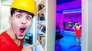 HO COSTRUITO UNA STANZA DA GAMING SEGRETA di BRAWL STARS PER MIO FIGLIO BABY MAXINO!!🤫