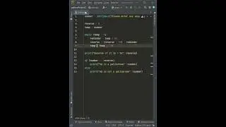 Python program to check palindrome number #shorts #pythonprojects #pythontutorial #python