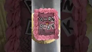 Burn book cake (literally)