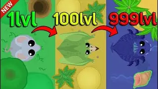 ПРОКАЧКА В РАНДОМНЫХ БИОМАХ В Mope.io!!!