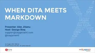 Webinar: DITA and Markdown