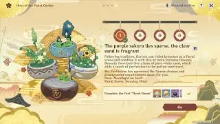 [EVENT] Genshin Impact: The Floral Courtyard (Day 1)