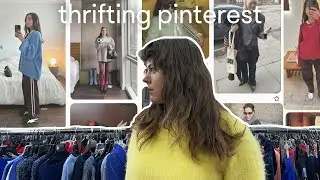 thrift with me for my WINTER 2024 pinterest inspo ❄️ (finding cutesie winter pieces)