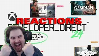 XBOX Developer_Direct 24 REACTIONS | Indian Jones, Avowed and more!