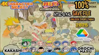 🔥 Naruto: Ultimate Ninja 1 🎮 | 100% Completed Save Data (NTSC & PAL | PS2)