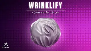 Wrinklify - Fabric Cloth Wrinkles VDM Brush for ZBrush 2022