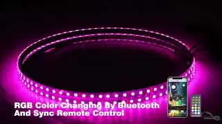 RGB LED Wheel Ring Light Kit For Car Truck