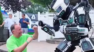 ✅ADULT BIRTHDAY PARTY with MEGA ROBOT!🇺🇸#Birthday #BirthdayBoy #poolparty #privatparty #party #event