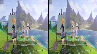 [Genshin Impact 4K Stereo 3D] 4.0 First Day! Unlocking Fontaine Map and Leveling Up Free Lynette ^^