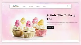 Responsive Cupcake Website With HTML CSS & JS | HTML CSS Website Design Tutorial