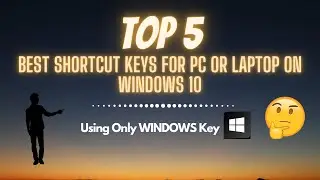 TOP 5 BEST SHORTCUT KEYS FOR PC OR LAPTOP🔥 || WINDOWS 10 || Techy Pro X