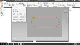 Inventor - Part - Slot Hole