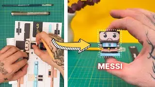 ⚽ Making Lionel Messi in Paper | Minecraft Paper ASMR ✂️🏆