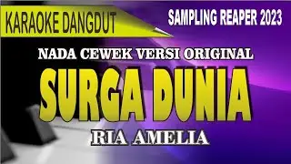 Karaoke Dangdut Surga dunia - Voc Ria Amelia