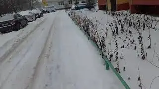Снегопад 4 марта 2018г  mp4