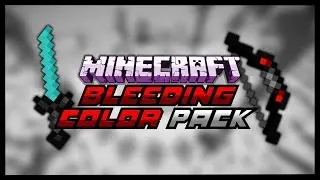 Minecraft: Bleeding Color PVP Resource Pack (1.8+) Red/Black Default Edit
