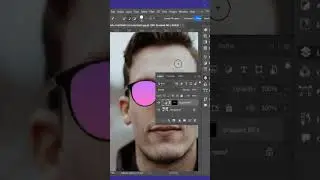How to change eye glasses color in photoshop | 
