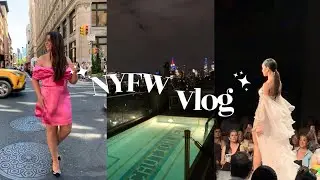 come along with me to nyfw + influencer events + the drew barrymore show💗
