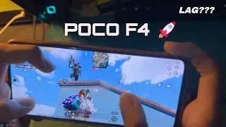 HANDCAM POCO F4 🔥 | 4 FINGER + GYROSCOPE | SENSİVİTY AND CONTROL 😱| PUBG MOBILE