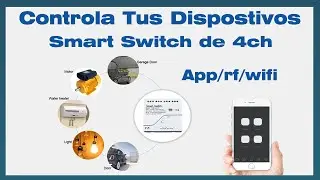 ReleRF/ wifi de 4 canales / Smart Switch 4CH/RF
