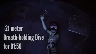 Explore the -21M Diving Pool in One Breath | -21M Freediving Series