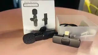 Wireless Microphone, perfect little microphone for vlogs
