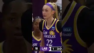 CAMERON BRINK BLOCKS shot out of bounds | Indiana Fever vs Los Angeles Sparks WNBA game 