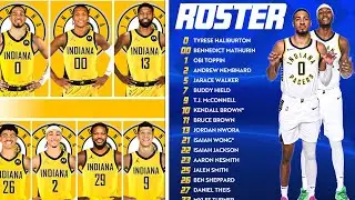 2024-25 Indiana Pacers Roster and Starters | Who did the draft in 2024?