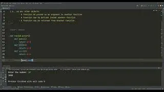 71- Functions in Python X [Higher-Order Functions]