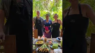 Balinese Private Cooking Class🙏🏽😊 #bali #cookingclass #cookingclasses  #privatecookingclass