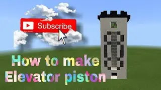 How to make Elevator piston in minecraft 1.16.0.68 1.10/1.11/1.12/1.13/1.14 and 1.15 Part10