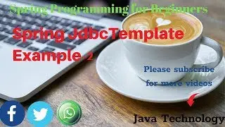 Spring JDBC Example2