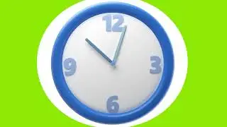 Clock Green Screen